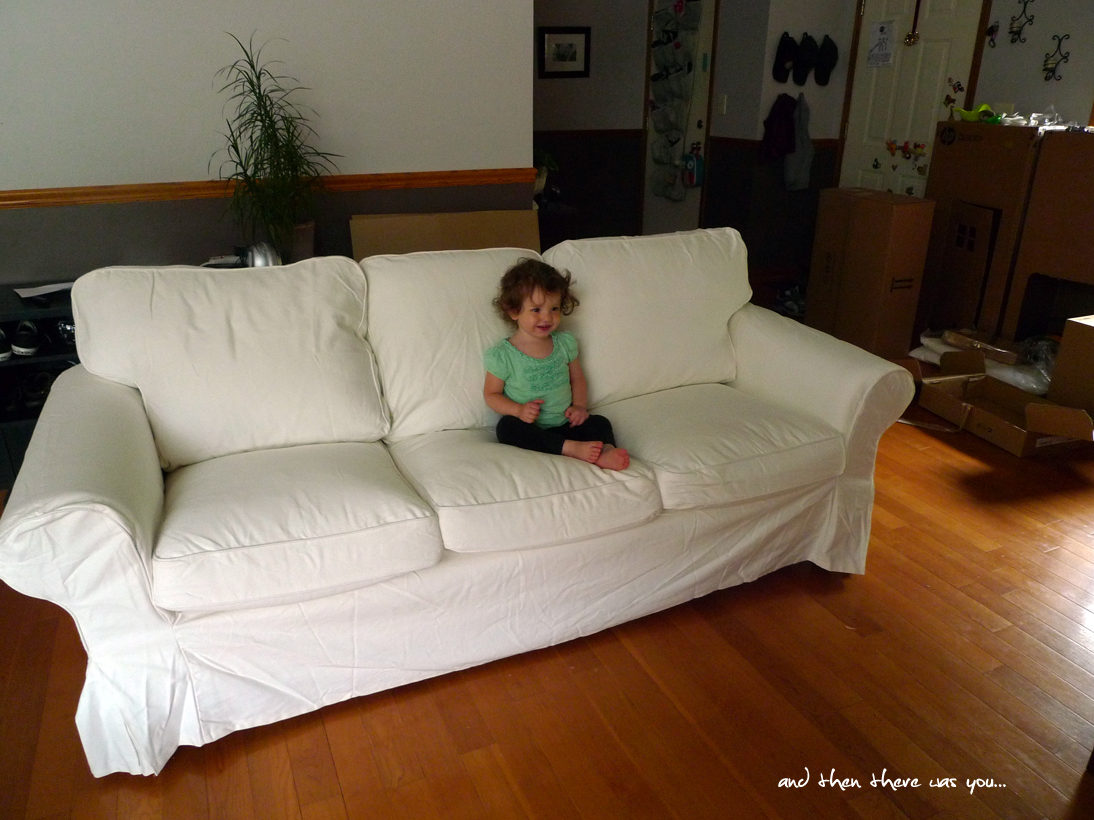 A New Couch Ikea Ektorp In White